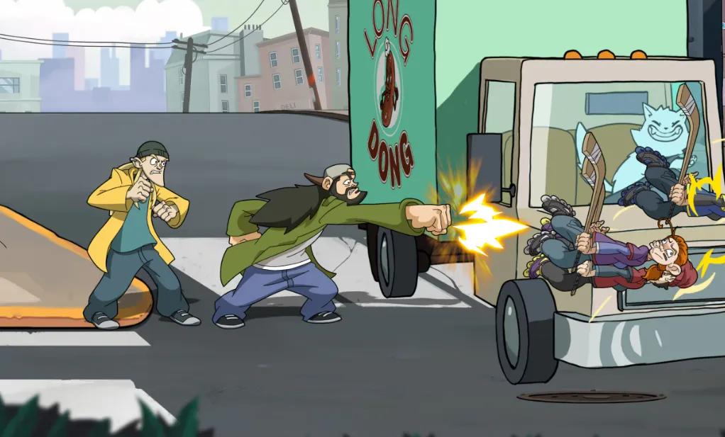 Джей и Молчаливый Боб пробиваются сквозь вселенную View Askew 20 апреля.