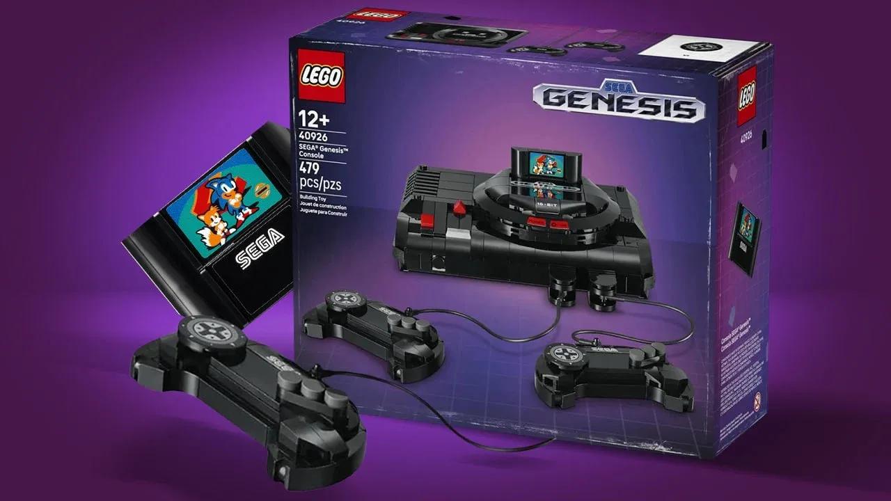 LEGO представляет компактный набор Sega Mega Drive с ретро-признаками