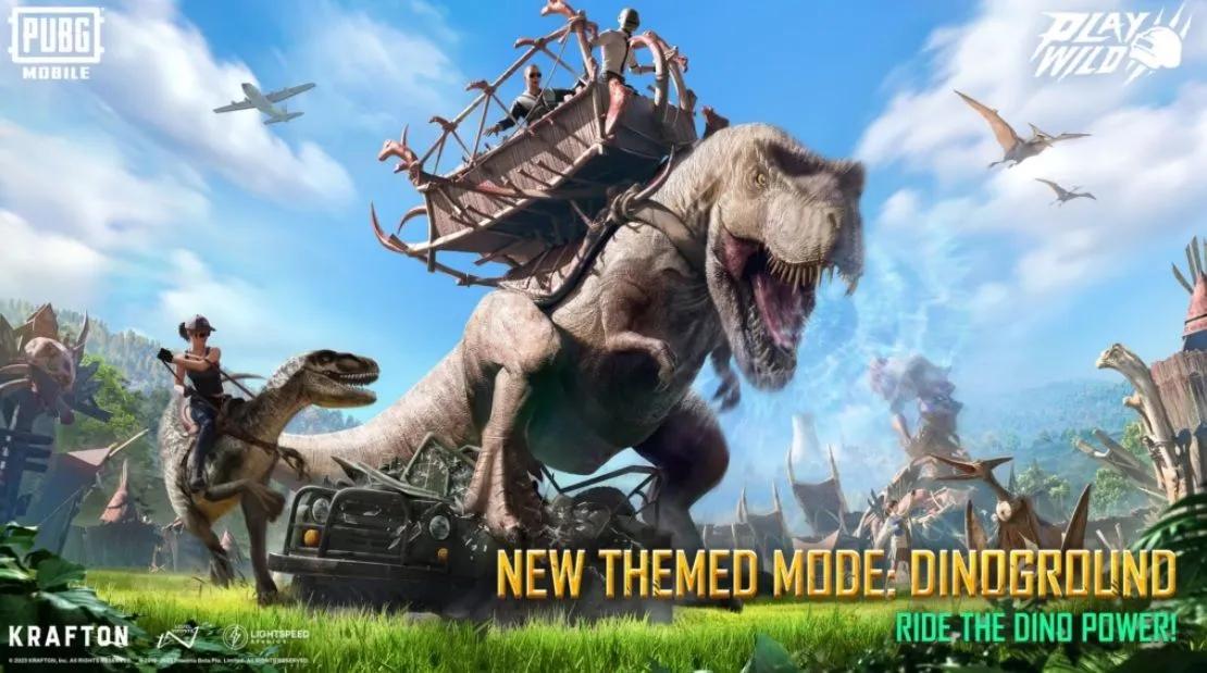 PUBG Mobile запускает режим Dinoground, в котором на поле боя появятся динозавры
