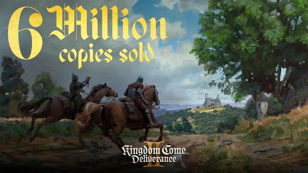 Компания Warhorse Studios анонсировала, что игра Kingdom Come: Deliverance разошлась тиражом в 6 миллионов копий.