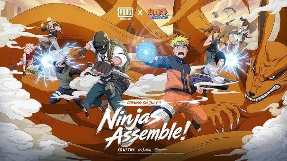 PUBG Mobile представила 9 скинов персонажей из Naruto Shippuden.