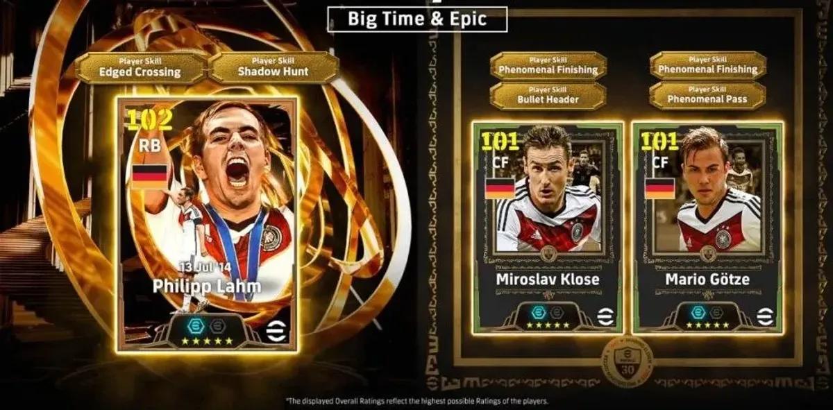 В игре «eFootball 2026» появился набор «Germany 2014 Epic Pack» с Клозе и Гётце