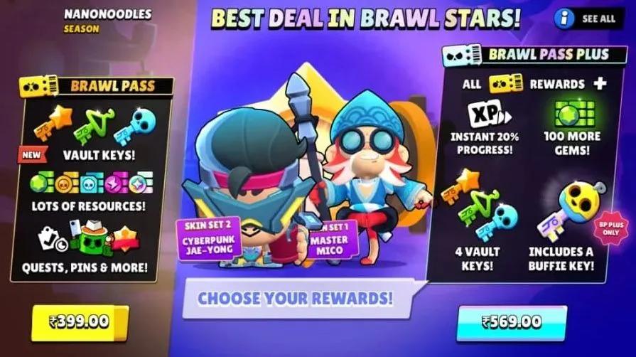 Обнародованы награды «Brawl Pass» 52-го сезона в игре «Brawl Stars»