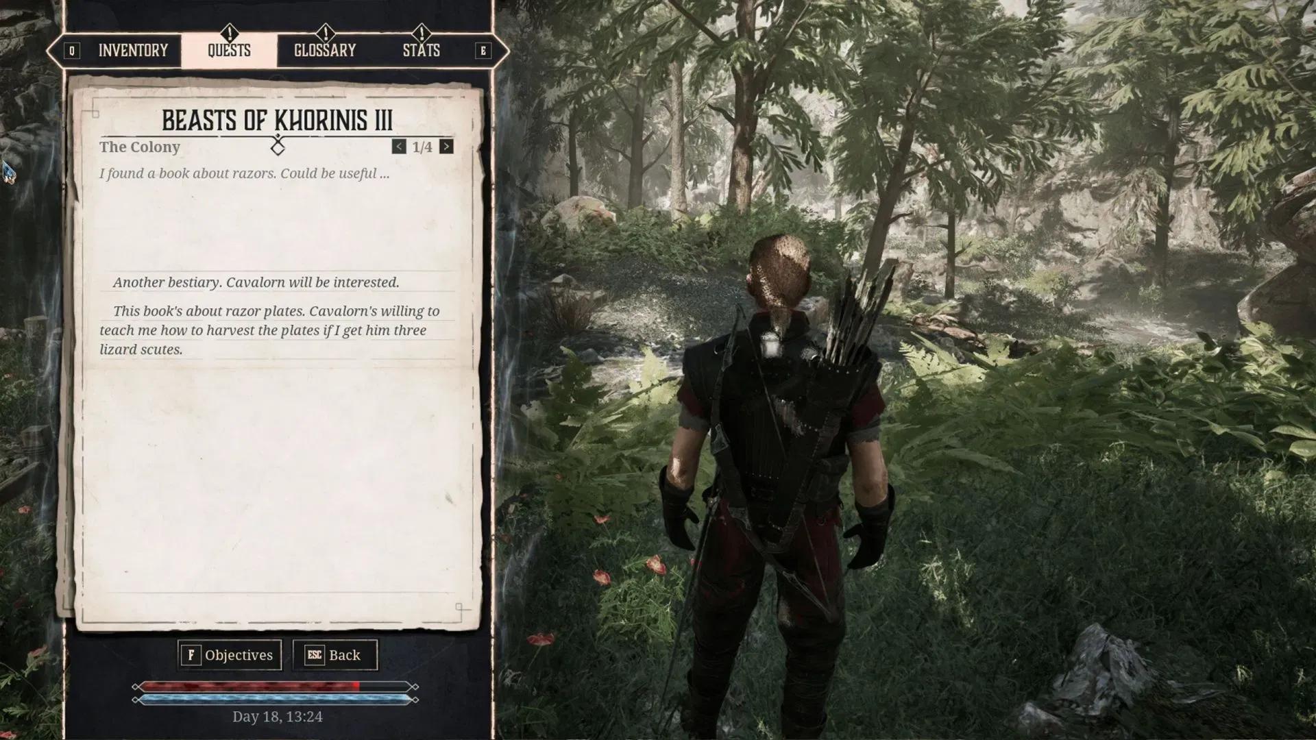 Gothic 1 Remake: все квесты и награды за «Звери Хориниса»