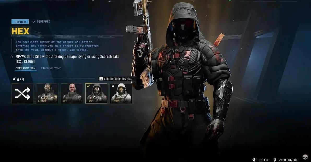 Как разблокировать эксклюзивный скин оператора Hex в Call of Duty: Black Ops 7, 5 сезон.