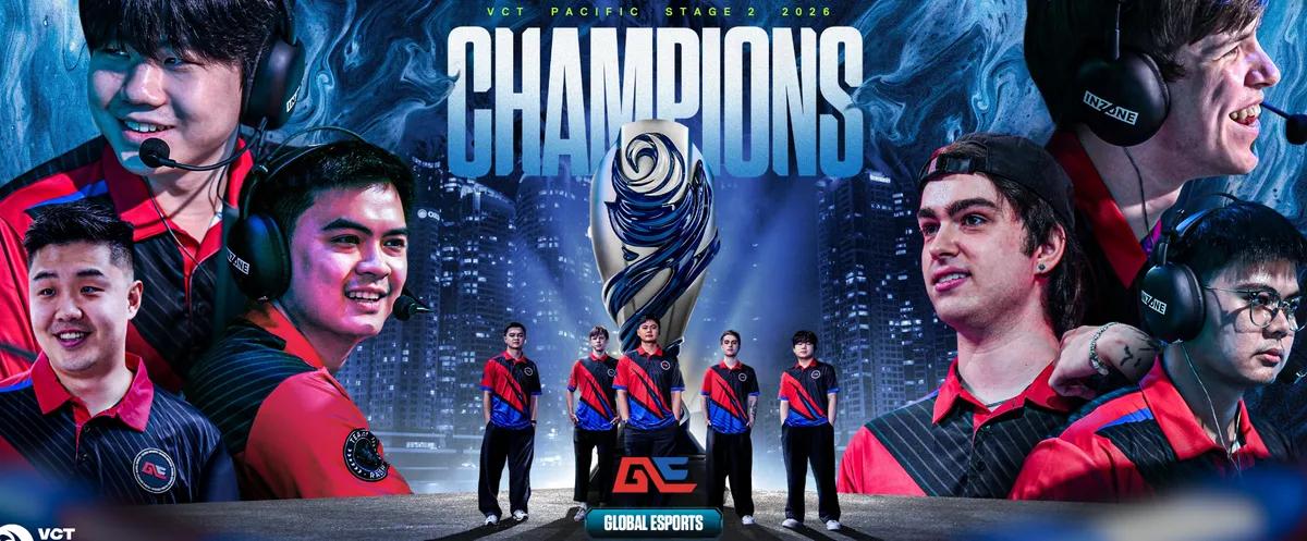 Global Esports становится чемпионом VCT 2026: Pacific Stage 2