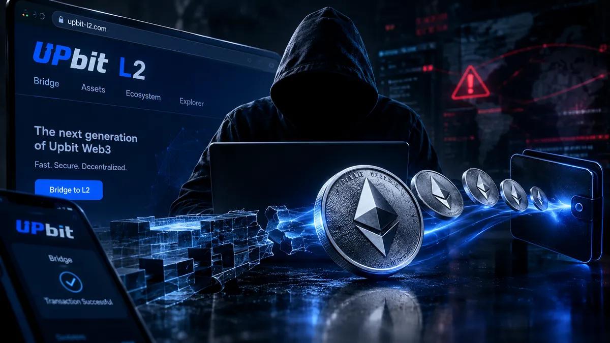 Мошенники создали поддельный Upbit L2 и украли 2 миллиона долларов в ETH.