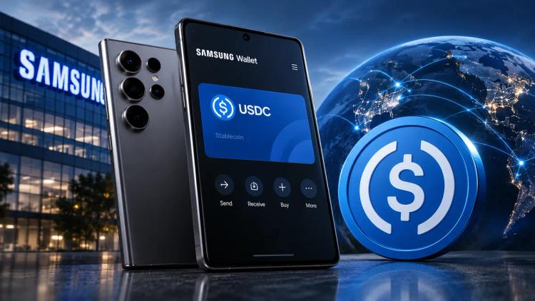 Компания Samsung устанавливает приложение USDC на 82 миллиона смартфонов Galaxy