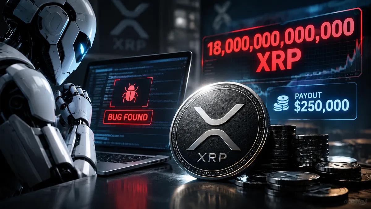 ИИ обнаружил ошибку, которая могла привести к созданию 18 триллионов XRP. Вознаграждение составило 250 000 долларов.