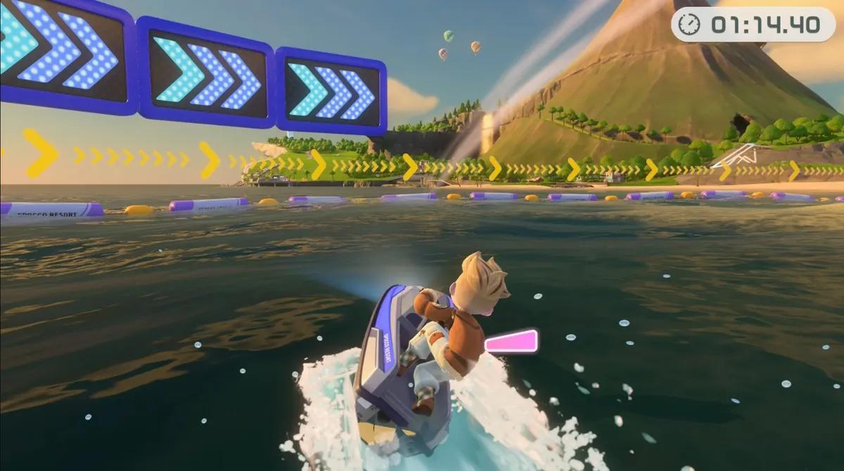 Nintendo Switch Sports Resort превращает остров Вуху в открытый мир.