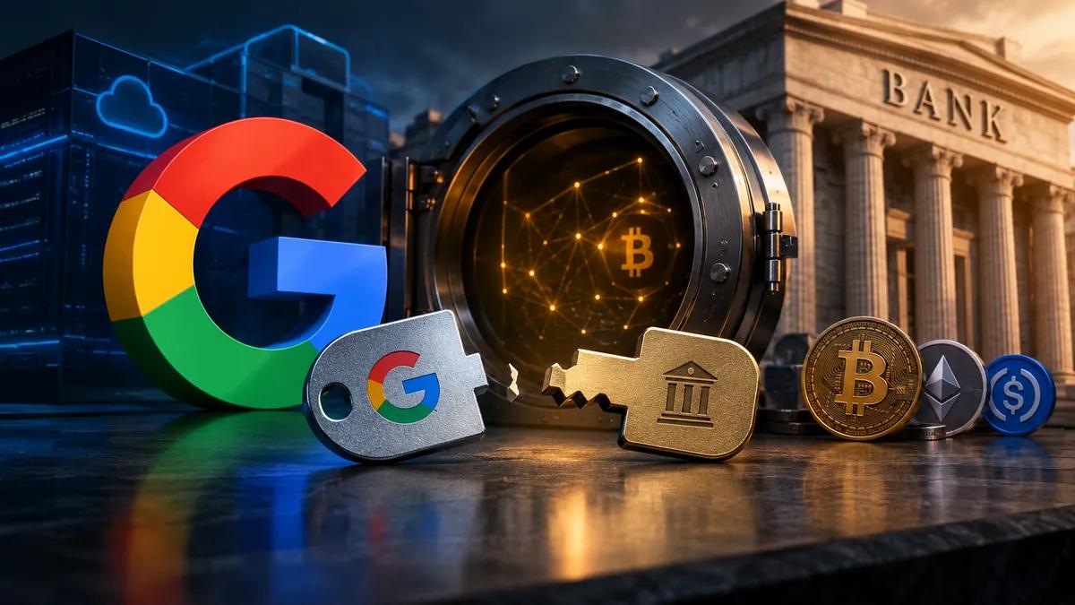 Google хочет стать хранилищем для банковской криптовалюты.