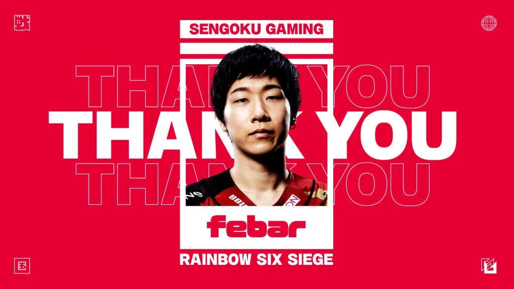 Febar уходит из Sengoku Gaming 