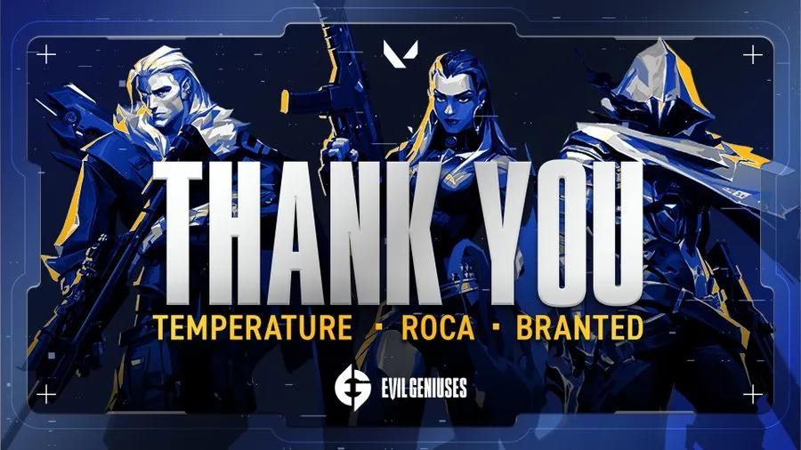 Temperature и BRANTED покинули Evil Geniuses