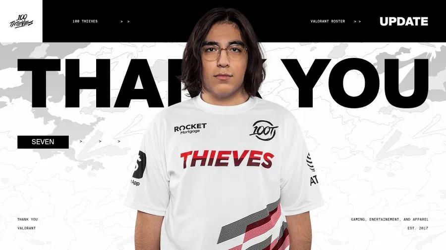 seven покинул 100 Thieves