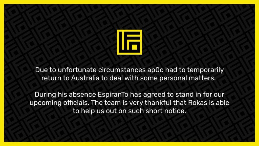 EspiranTo сыграет за LookingForOrg на ближайших турнирах