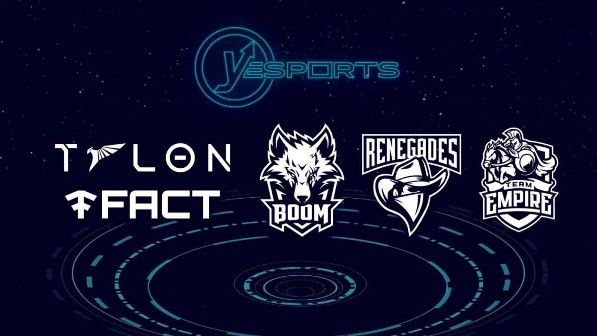 Yesports становится партнером Team Empire, Renegades, Talon Esports, BOOM Esports и Fact Revolution