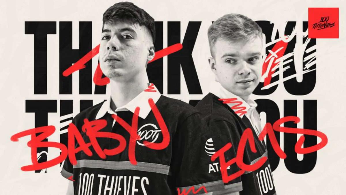 100 Thieves расстается с ec1s и BabyJ