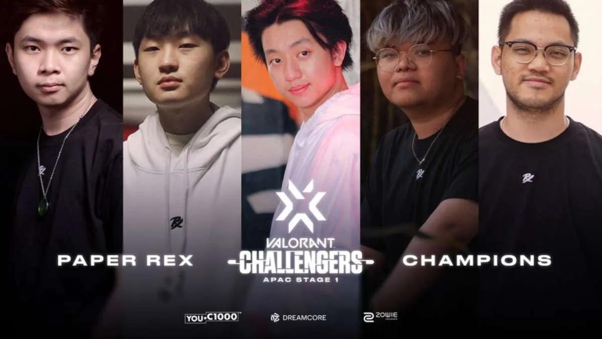 Paper Rex выиграла VALORANT Champions Tour 2022: APAC Stage 1 Challengers