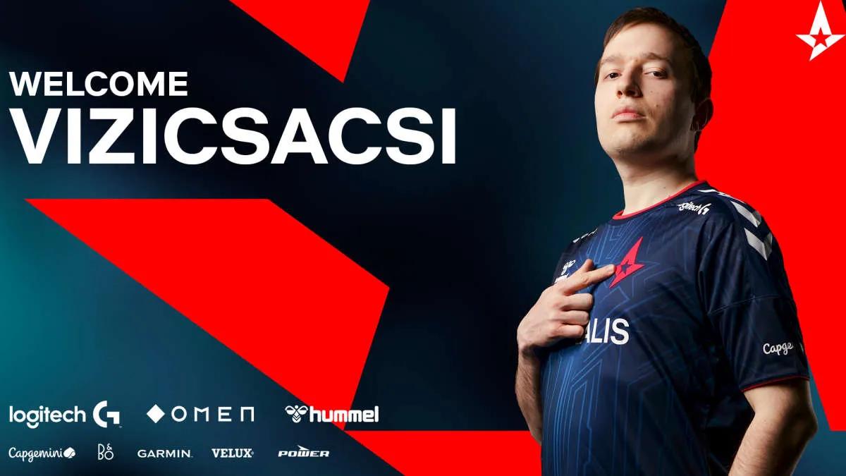 Vizicsacsi стал новым топлейнером Astralis