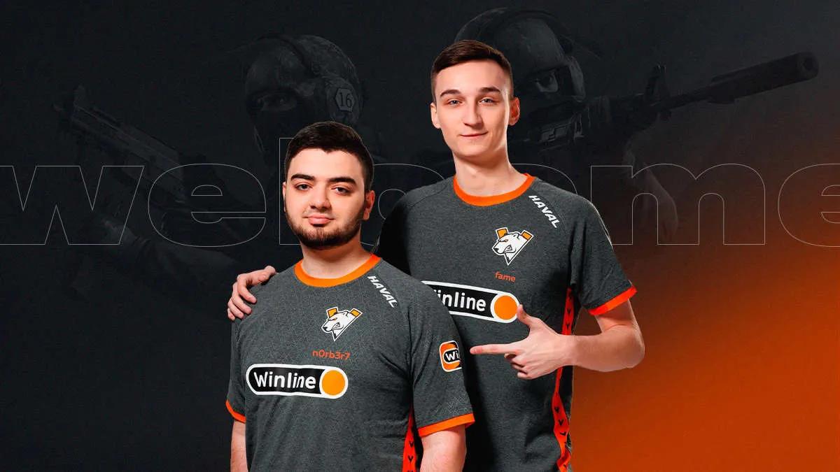 Официально: n0rb3r7 и fame присоединились к составу Virtus.pro