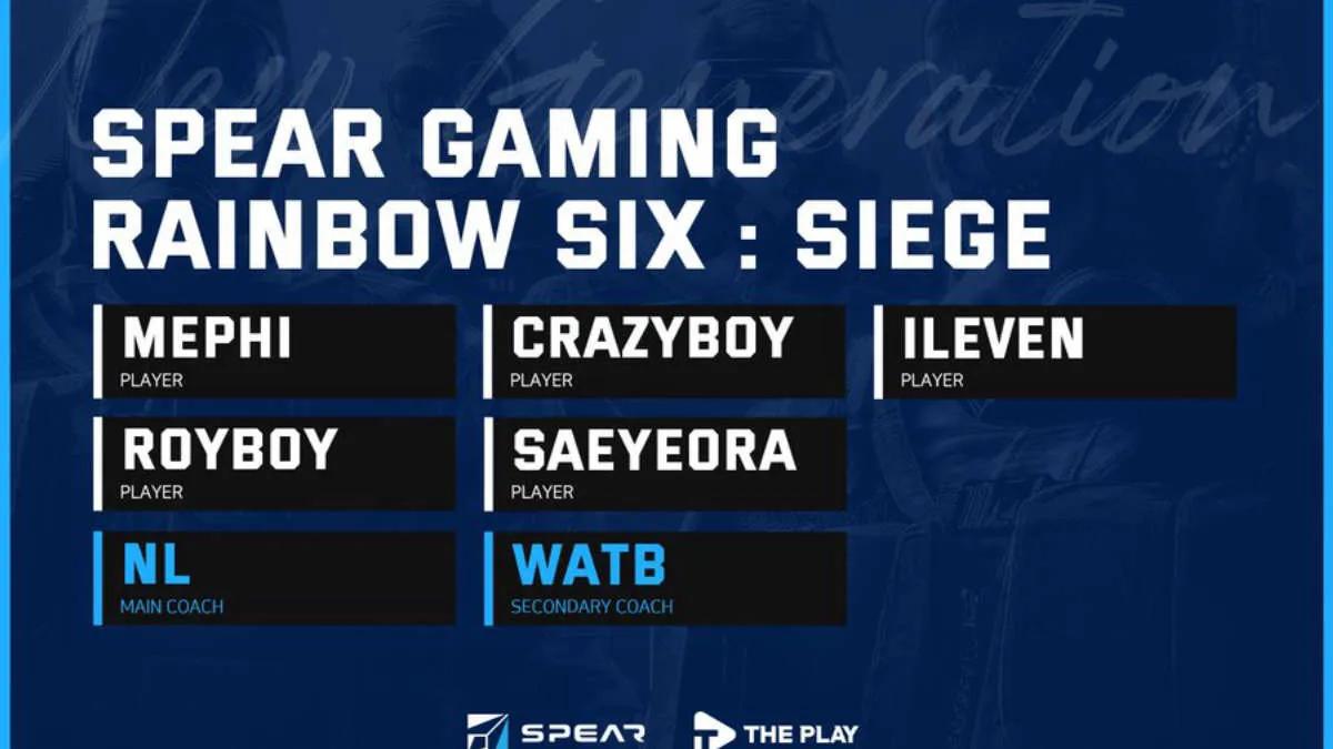 Spear Gaming подписала бывший состав T1 по Rainbow Six