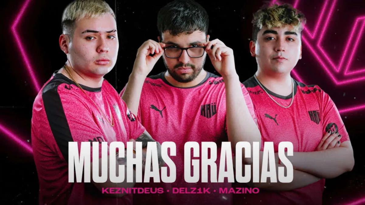 KRÜ Esports официально расстается с keznit, delz1k и Mazino