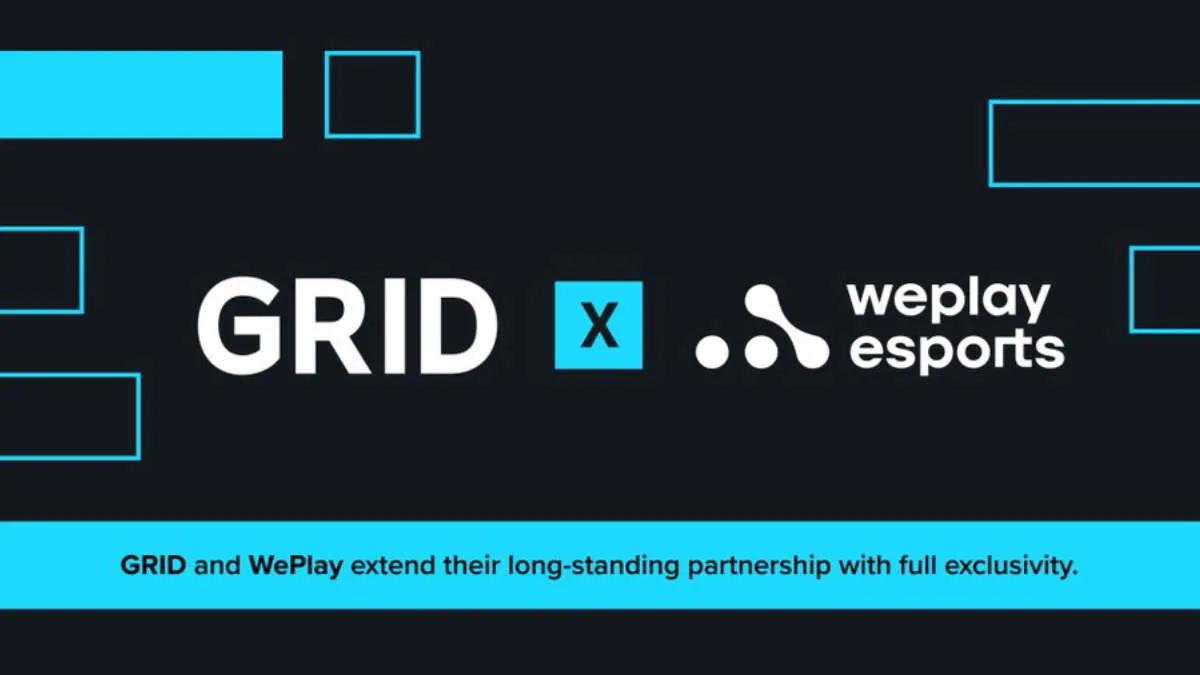 GRID возобновляет партнерство с WePlay Esports