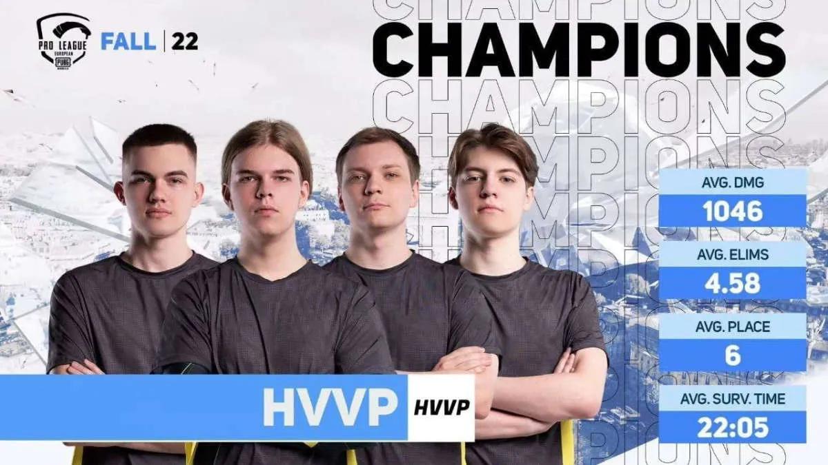 Бывший состав NAVI выиграл PUBG Mobile Pro League - European Championship Fall 2022