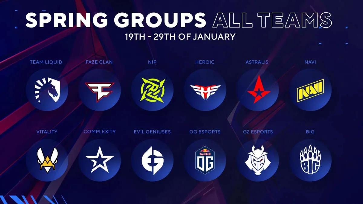 BLAST Premier Spring Groups 2023 пройдет с 19 по 29 января