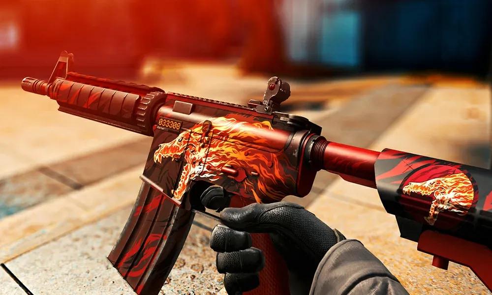 Редкий скин для M4A4 был продан в CS:GO за $215 000