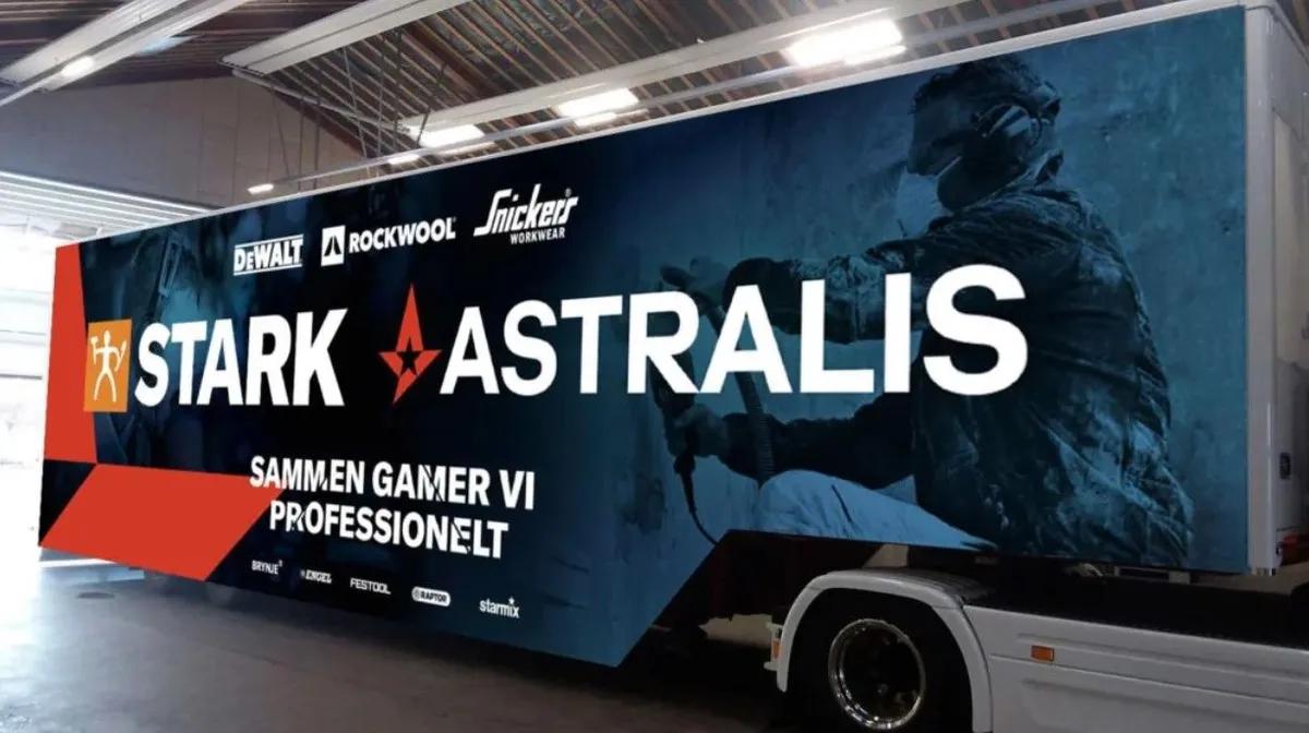 Команда Astralis объявила о сотрудничестве с датской розничной сетью магазинов STARK