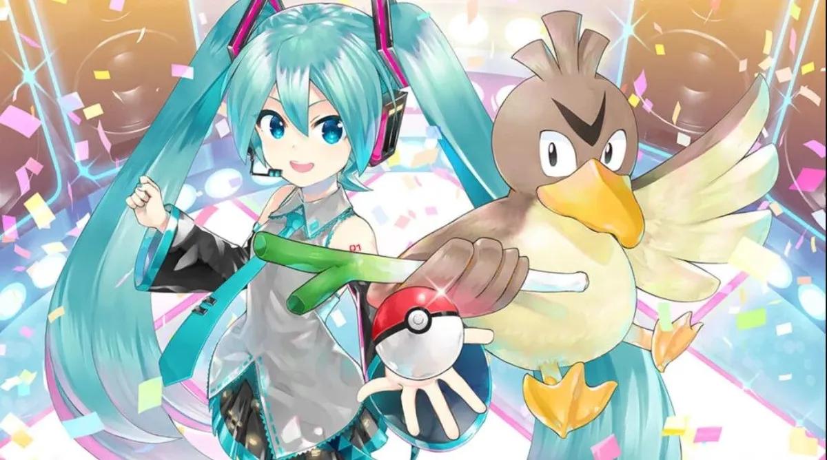 Началось сотрудничество в области музыки и искусства между Pokemon и Hatsune Miku