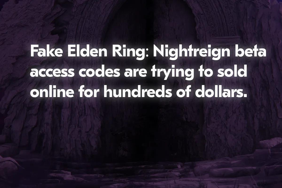 Коды доступа к бета-версии Elden Ring: Nightreign продаются на eBay за 400 фунтов стерлингов