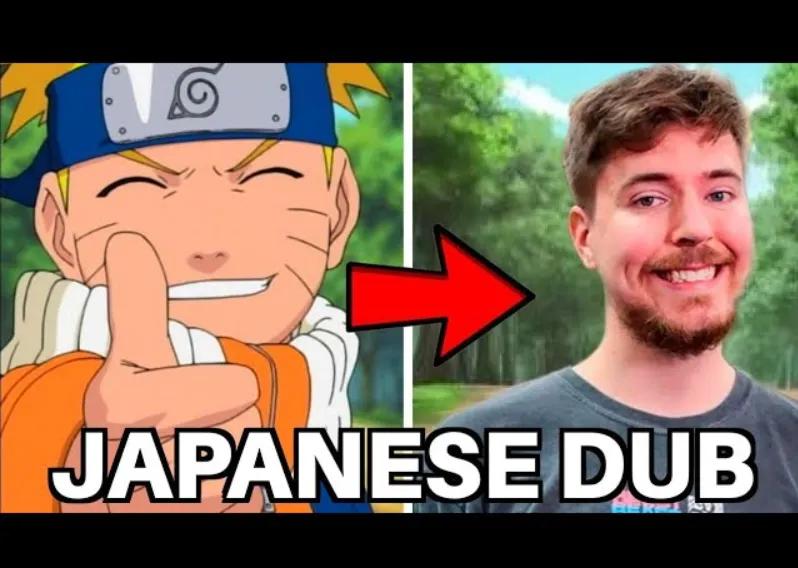 Видео MrBeast теперь дублирует актер, озвучивающий Наруто