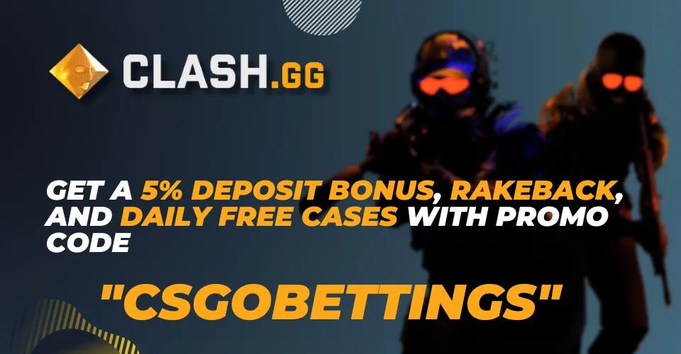 Промокод Clash.GG «CSGOBETTINGS», бесплатные кейсы и партнерские бонусы: стоит ли оно того?