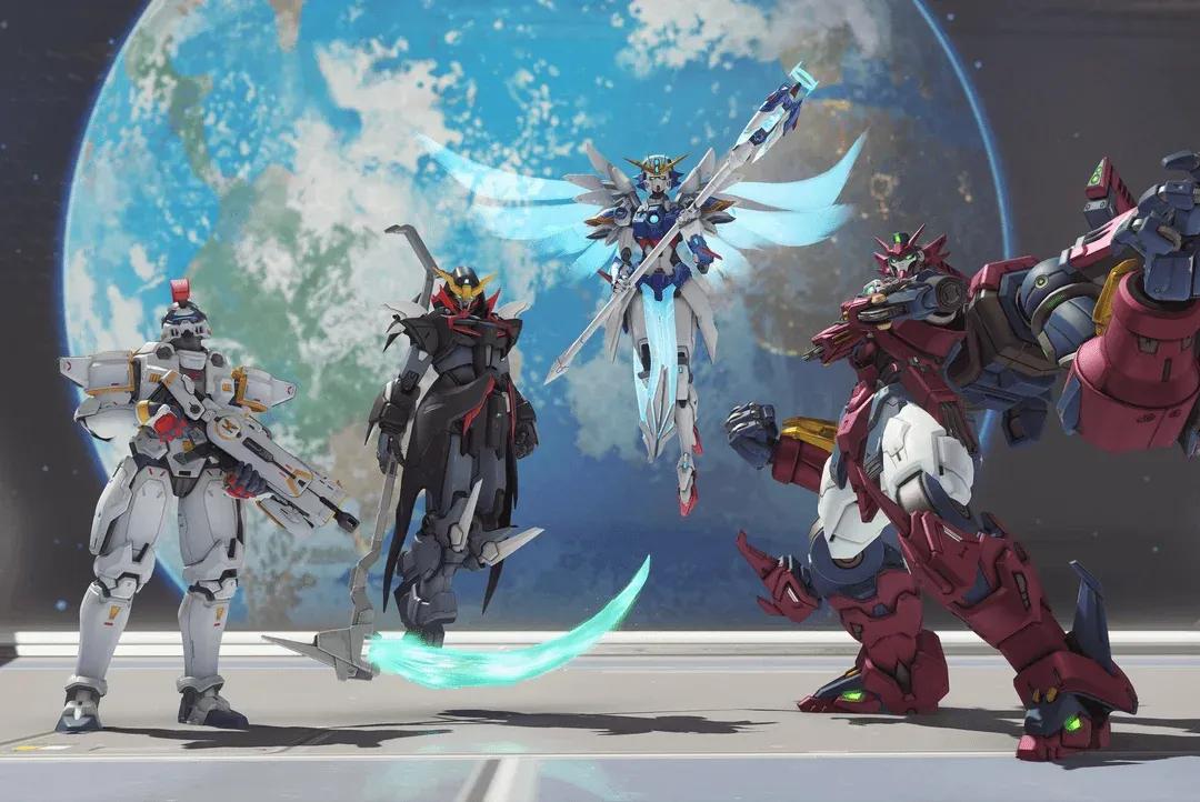 Утечка скинов крыла Гундама для Overwatch 2 в преддверии официального запуска