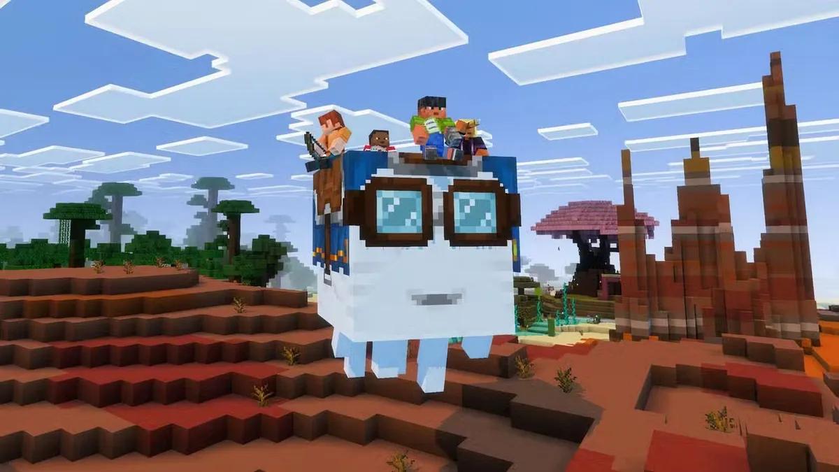 Игроки Minecraft используют счастливых гастов для создания умных пусковых установок для мобов