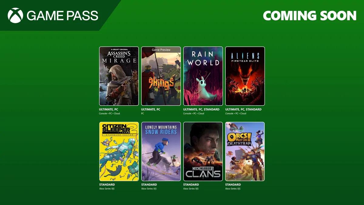 Microsoft объявила первую линейку игр в Xbox Game Pass на август 2025 года