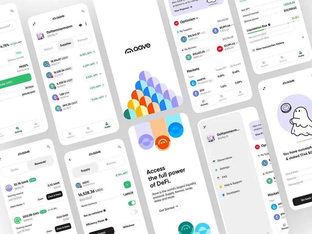 Aave запускает приложение "Сохраняй и зарабатывай" в Apple Store