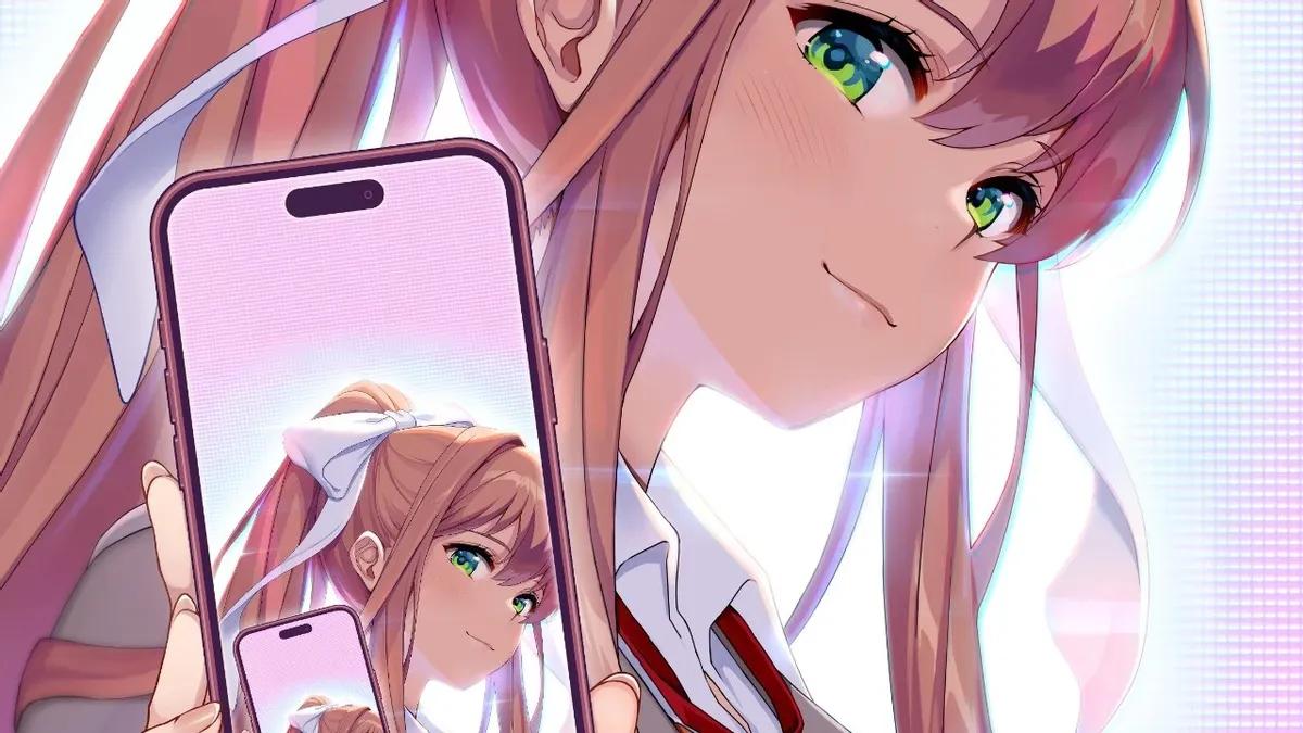 Литературный клуб Doki Doki наконец-то появился на мобильных устройствах