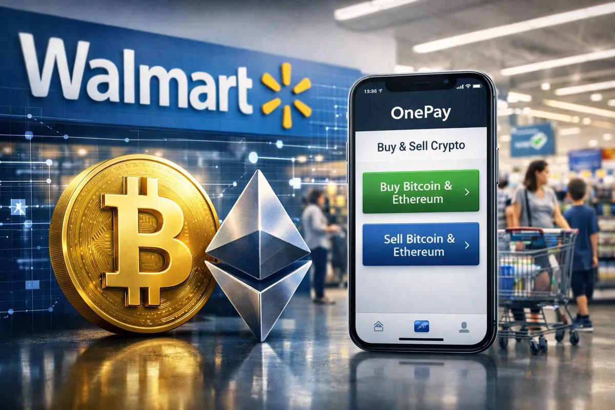 Walmart запускает торговлю биткоинами и эфириумом через приложение OnePay: Шаг на пути к массовому внедрению криптовалют
