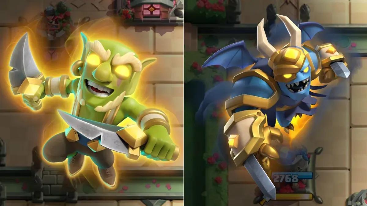 В Clash Royale появились два новых героя — гоблины и мега-миньоны.