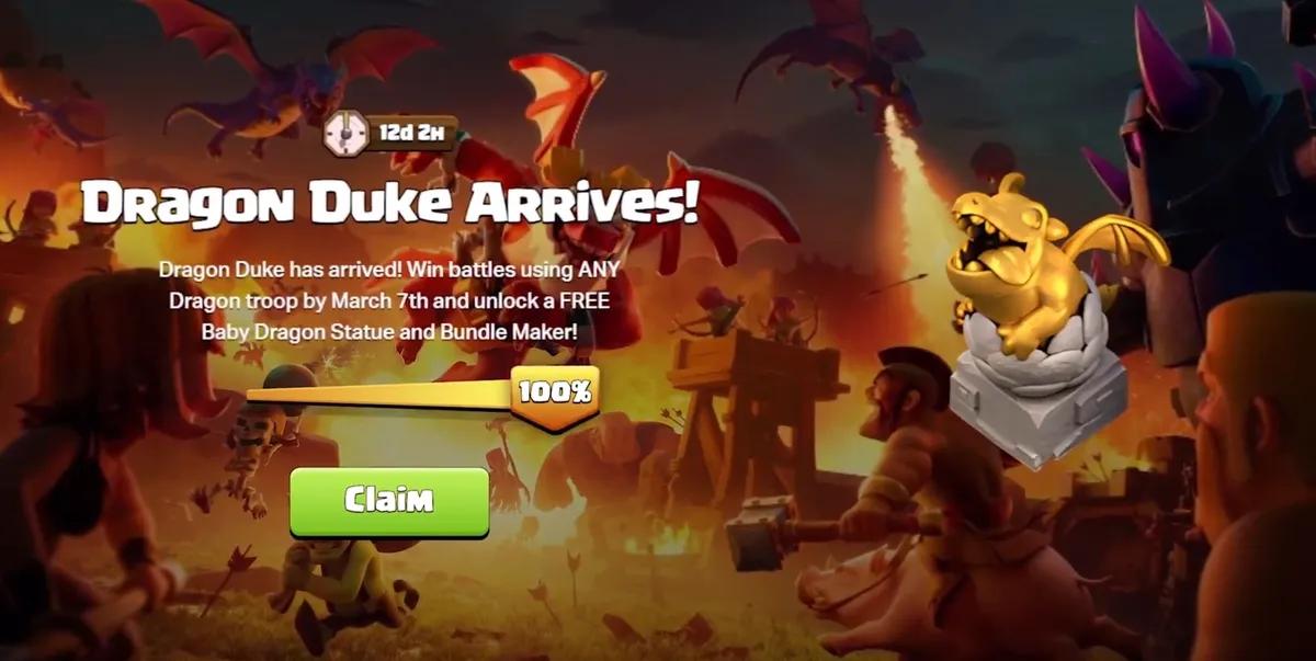 В магазине Supercell стартовало событие, посвященное драконам, в игре Clash of Clans.