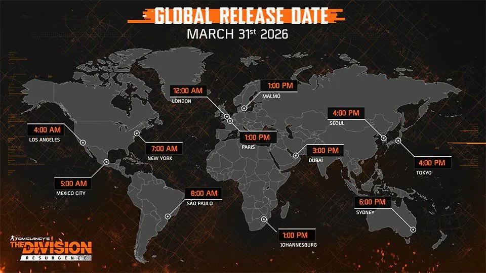 Запуск обновления The Division Resurgence проходит по всему миру с наградами первого дня.