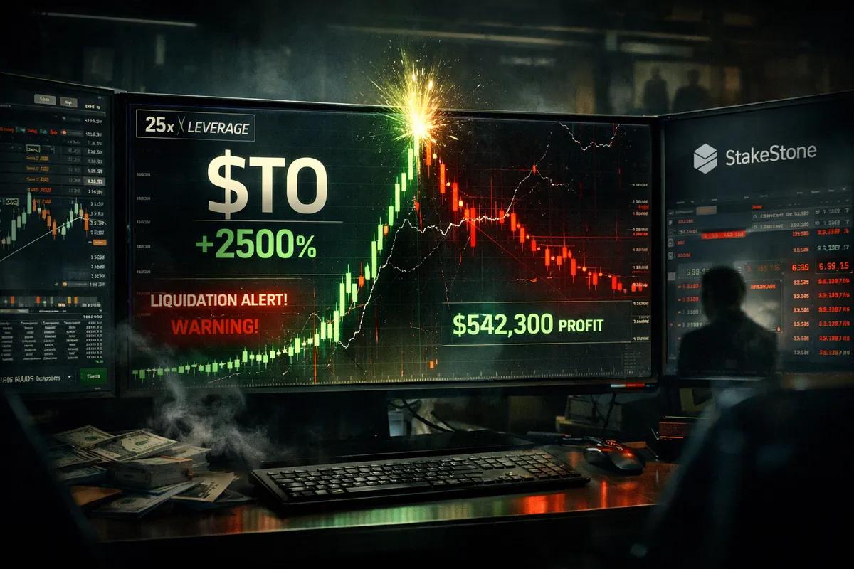Мошеннический насос 25x: $STO от StakeStone вырос на 2500%