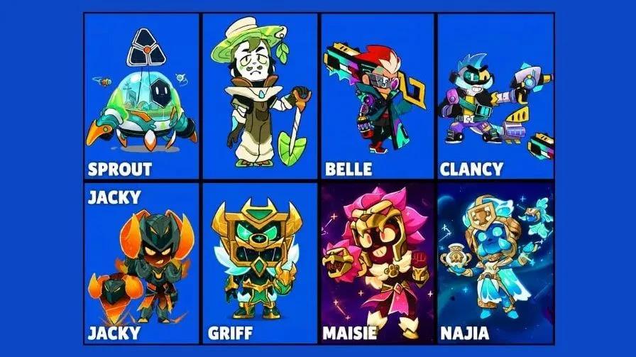 Обзор Brawl Stars рассказывает о потенциальных новых сезонных скинах