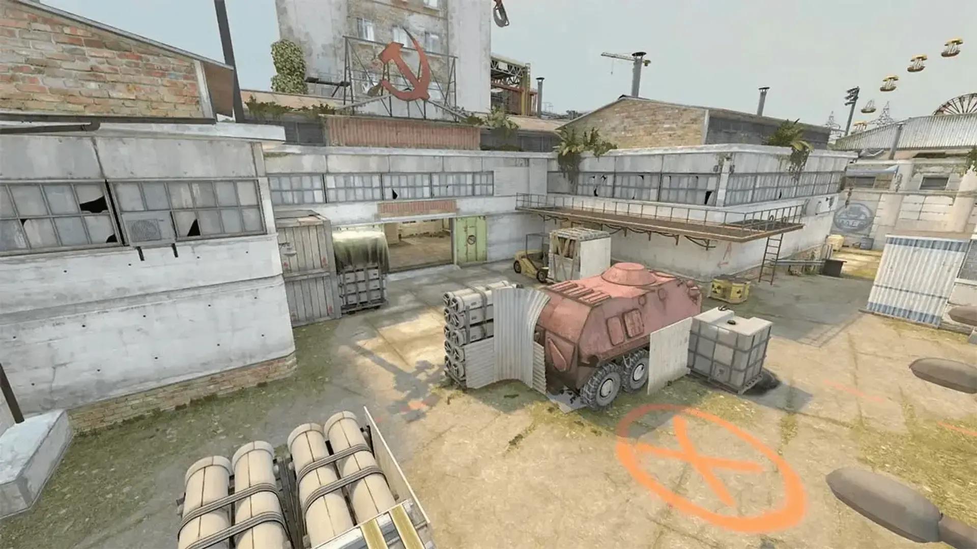 Замените карту Overpass в списке карт для действующих войск.