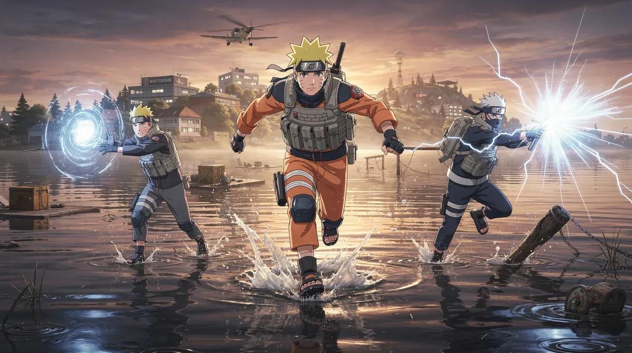 PUBG Mobile 4.5 превращает Эрангель в мир Наруто.