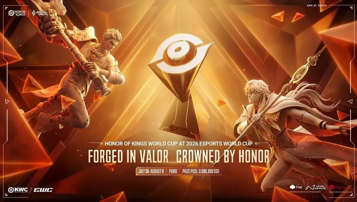 Чемпионат Honor of Kings в середине сезона на EWC 2026 соберет 20 команд и призовой фонд в 3 миллиона долларов.