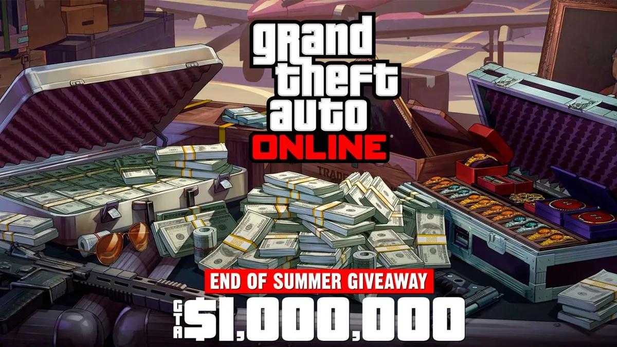 До 12 августа в GTA Online можно получить бонус в размере 1 000 000 GTA$